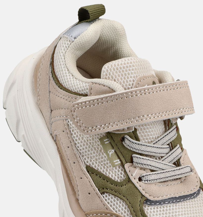 Milo & Mila Baskets basses en Beige pour filles, gar&ccedil;ons (371090)