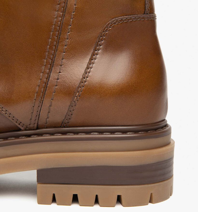 NeroGiardini Boots à lacets en Cognac pour femmes (363960) - pour semelles orthopédiques