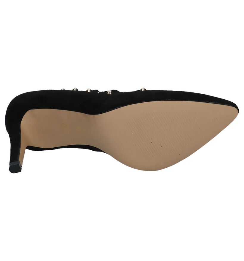 Lotus Popple Zwarte High Heels Pumps in stof (226594)