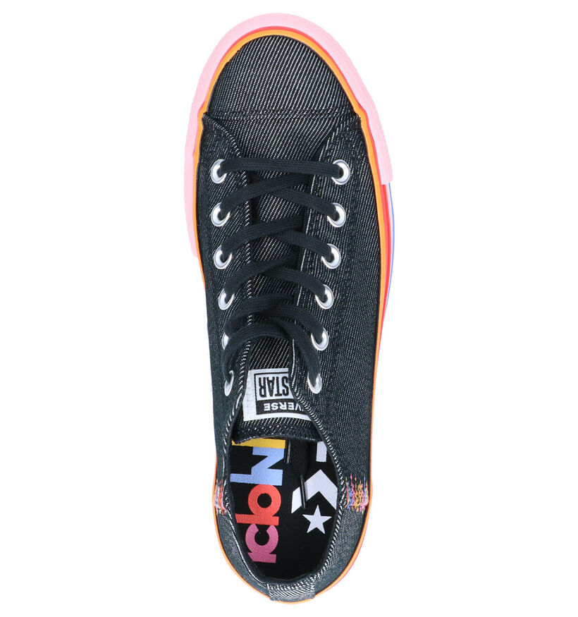 Converse AS Lift Rainbow Baskets en Noir en textile (252783)