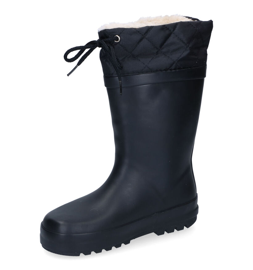 Xplor Rainboot Collar Fur Zwarte Regenlaarzen voor jongens, meisjes (326387) - geschikt voor steunzolen