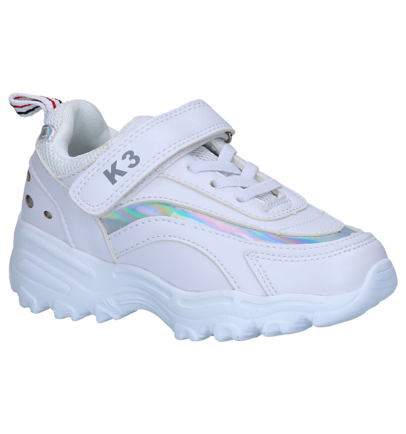 K3 Witte Sneakers in kunstleer (259855)