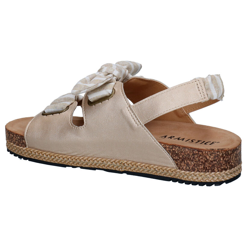 Armistice Coline Knot Sandales en Or en simili cuir (291073)