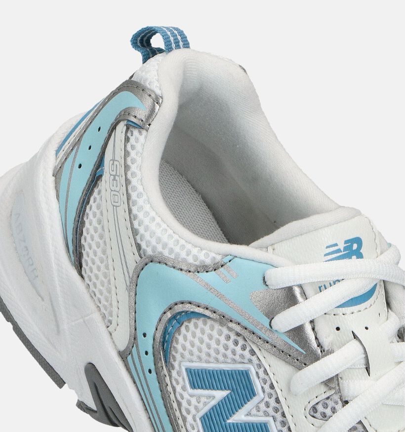 New Balance 530 Baskets basses en Bleu pour filles (365018) - pour semelles orthopédiques