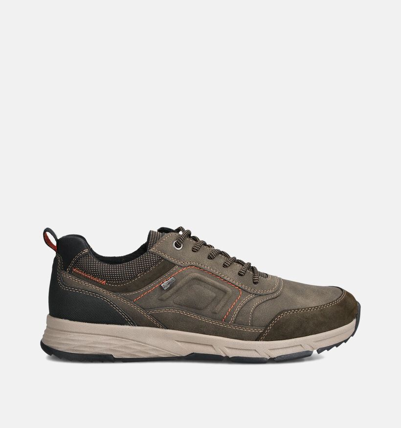 Relife Chaussures plates en Vert kaki pour hommes (377666) - pour semelles orthop&eacute;diques