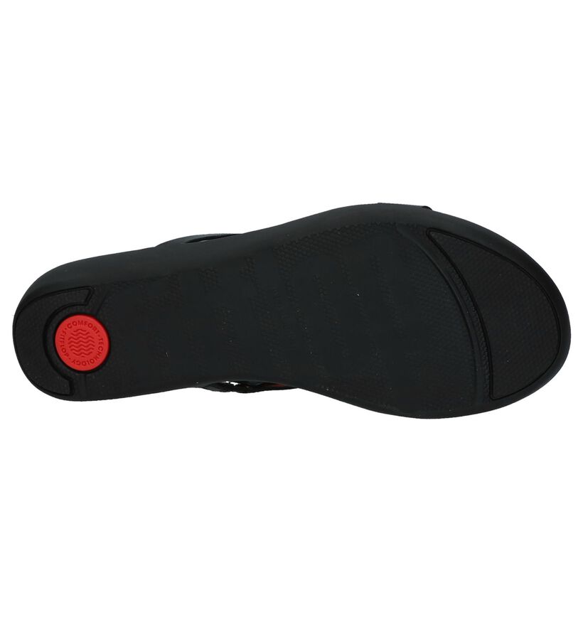 Zwarte FitFlop Strata Slide Sandals, , pdp