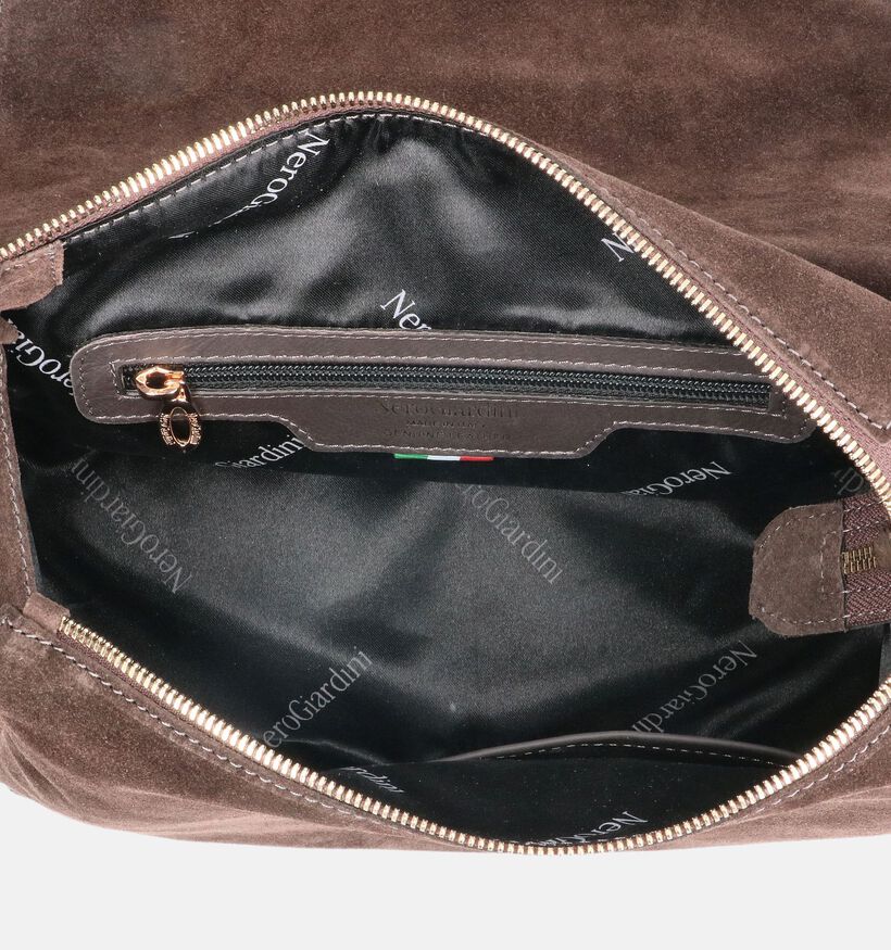 NeroGiaerdini Donkerbruine Crossbodytas voor dames (379302)