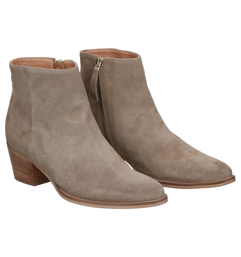 Gosh Santiags en Taupe en nubuck (287435)