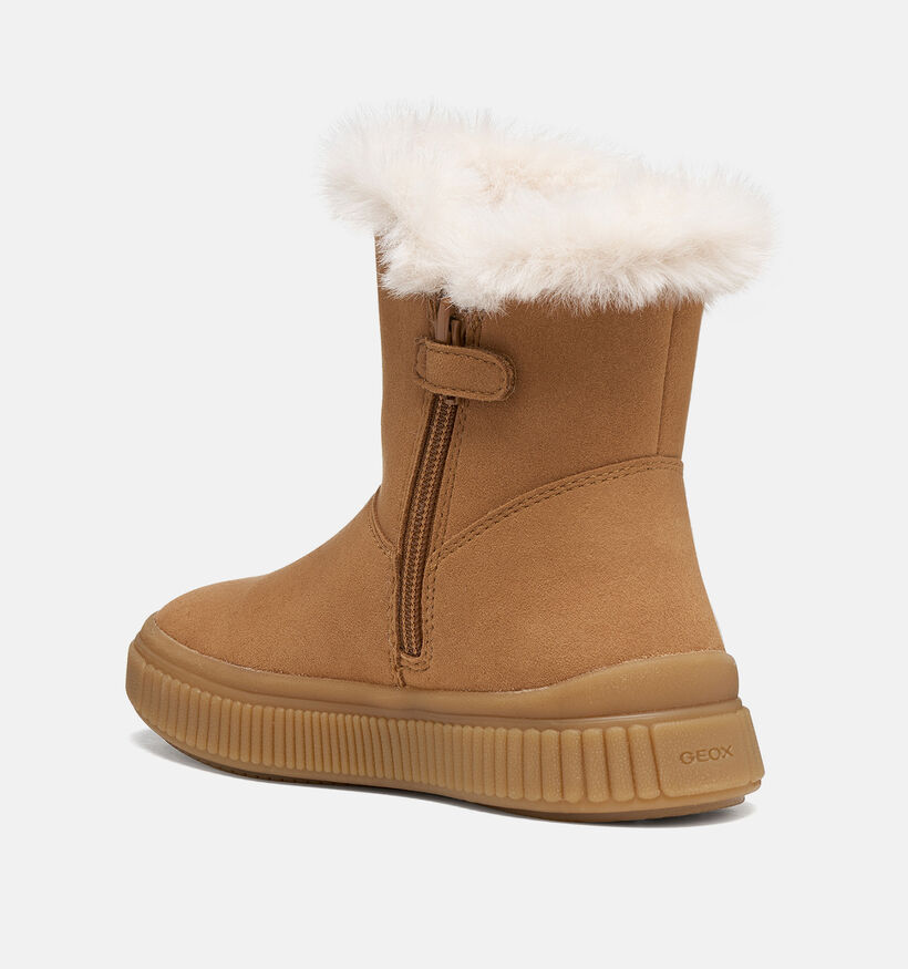 Geox Laquinny Bottes courtes en Marron pour filles (377751) - pour semelles orthop&eacute;diques