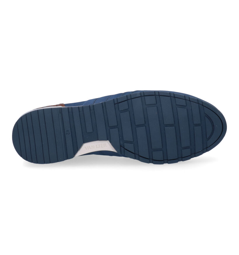 Van Lier Chaussures à lacets en Bleu foncé pour hommes (307839) - pour semelles orthopédiques