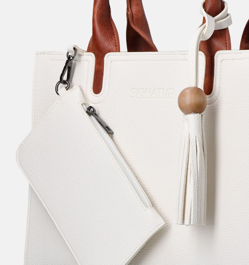 Signatur Ecru Handtas voor dames (359024)