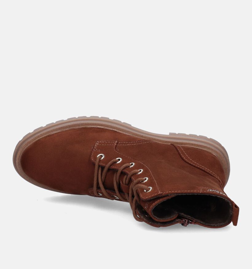 s.Oliver Cognac Veterboots voor dames (343543)