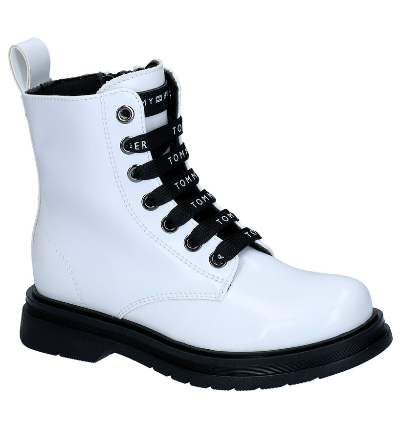 Tommy Hilfiger Bottines robustes en Blanc en simili cuir (295385)