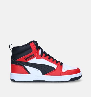 Puma Rebound Mid Baskets Noir/Blanc/Bleu/Vert