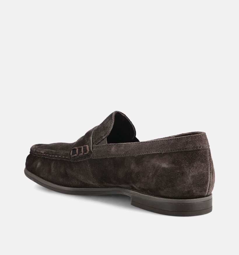 Paul Green Donkerbruine Loafers voor dames (379778)