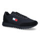 Tommy Hilfiger Zwarte Veterschoenen in stof (310675)