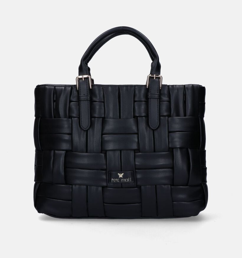 Pepe Moll Plaited Zwarte Handtas voor dames (333827)