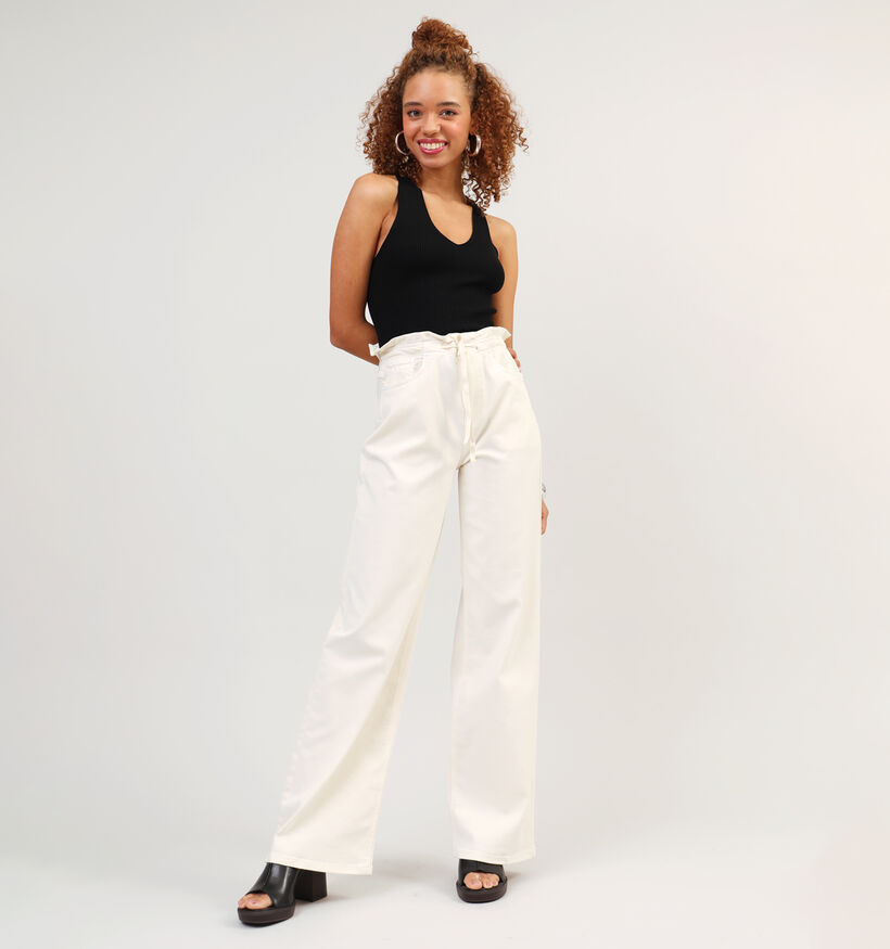 comma Pantalon large en Écru (327335)