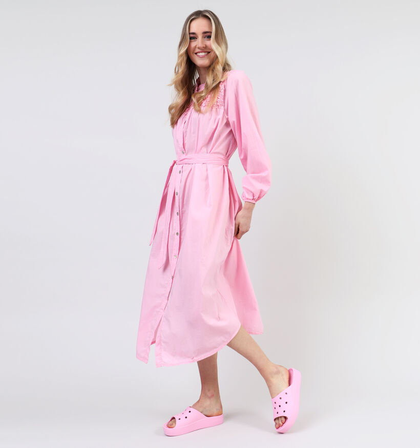 Dolce C. Robe chemise en Rose pour femmes (333096)