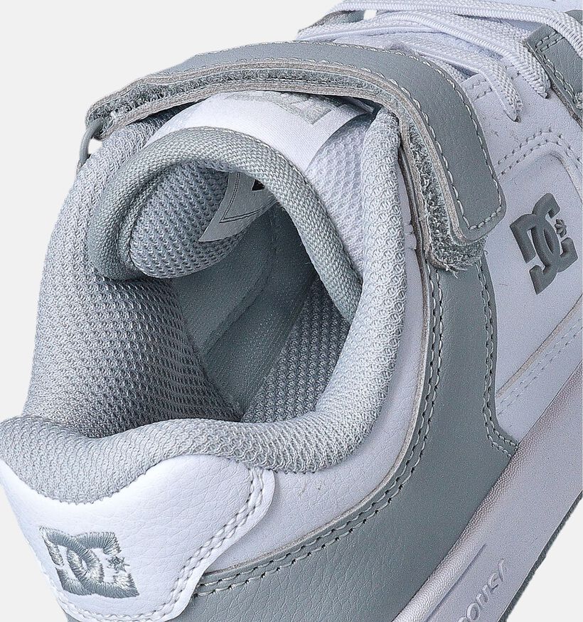 DC Shoes Manteca 4 Baskets de skate en Blanc pour garçons (350859) - pour semelles orthopédiques