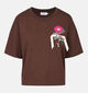Orfeo Sohanne Donkerbruine T-shirt voor dames (381630)