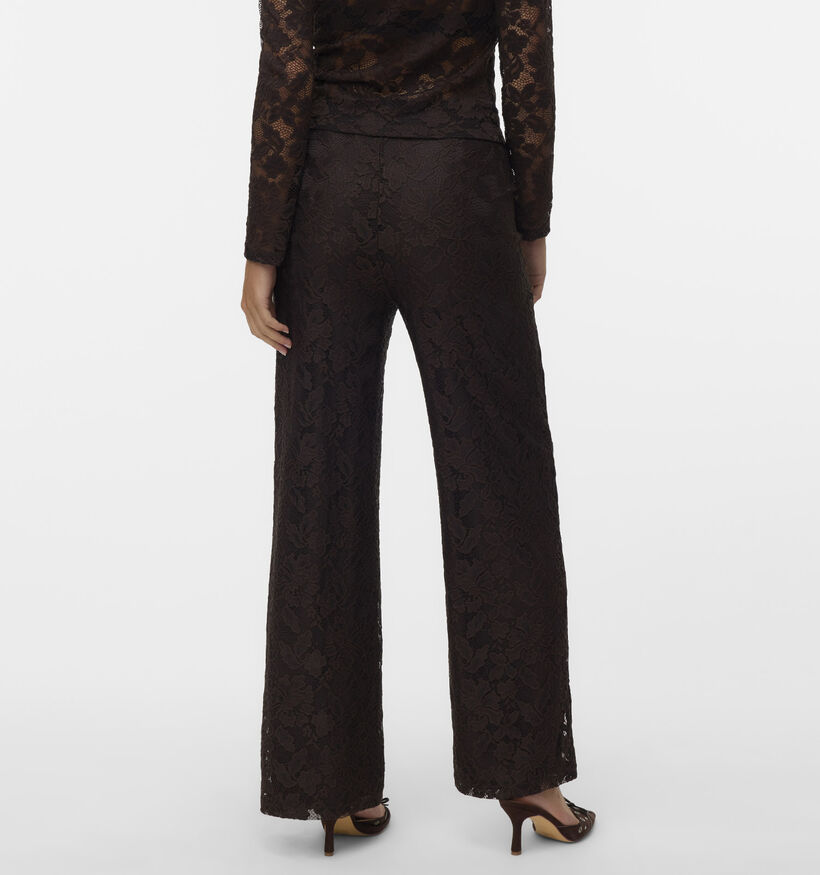 Vero Moda Neline Donkerbruine Broek voor dames (365662)