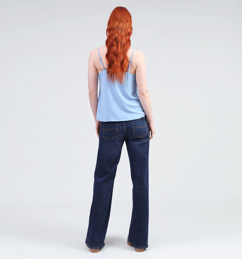 Vero Moda Alva Blauw Satijnen topje voor dames (349626)