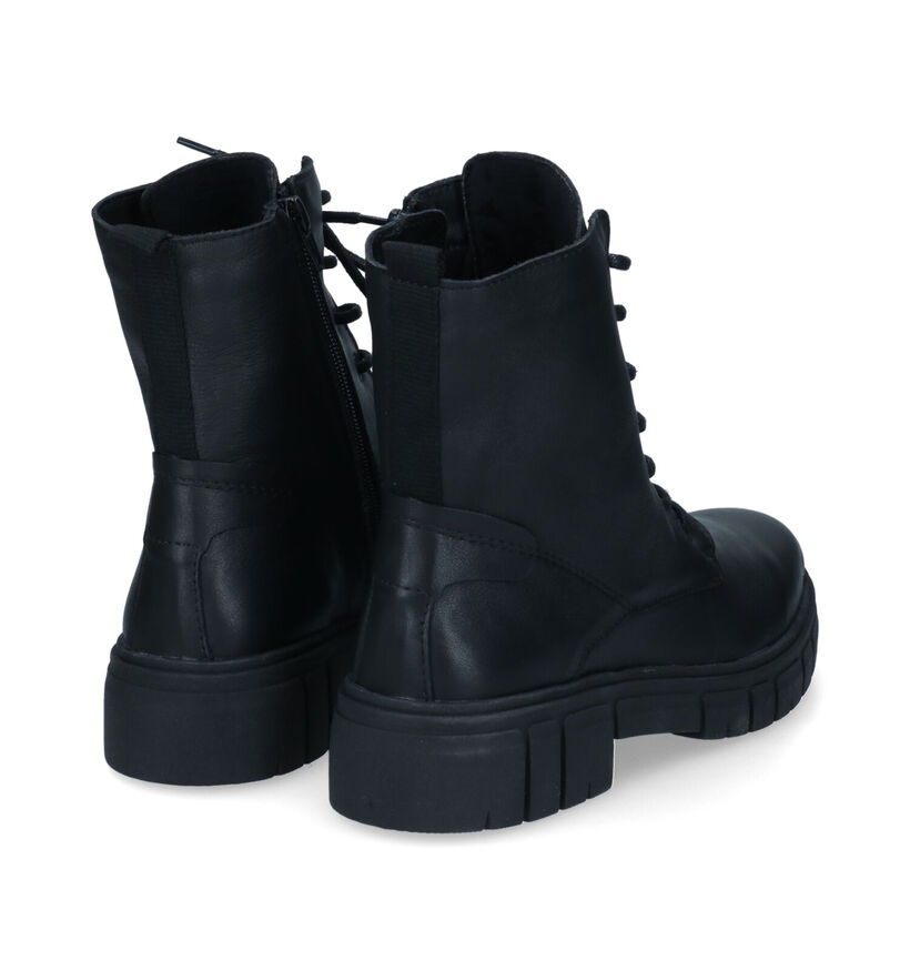 Solemade Paige Bottines en Noir en verni (315839)