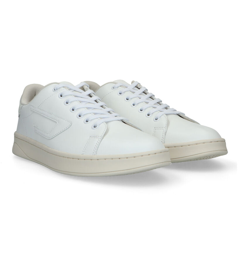 Diesel Athene Low Chaussures à lacets en Blanc pour hommes (320740)