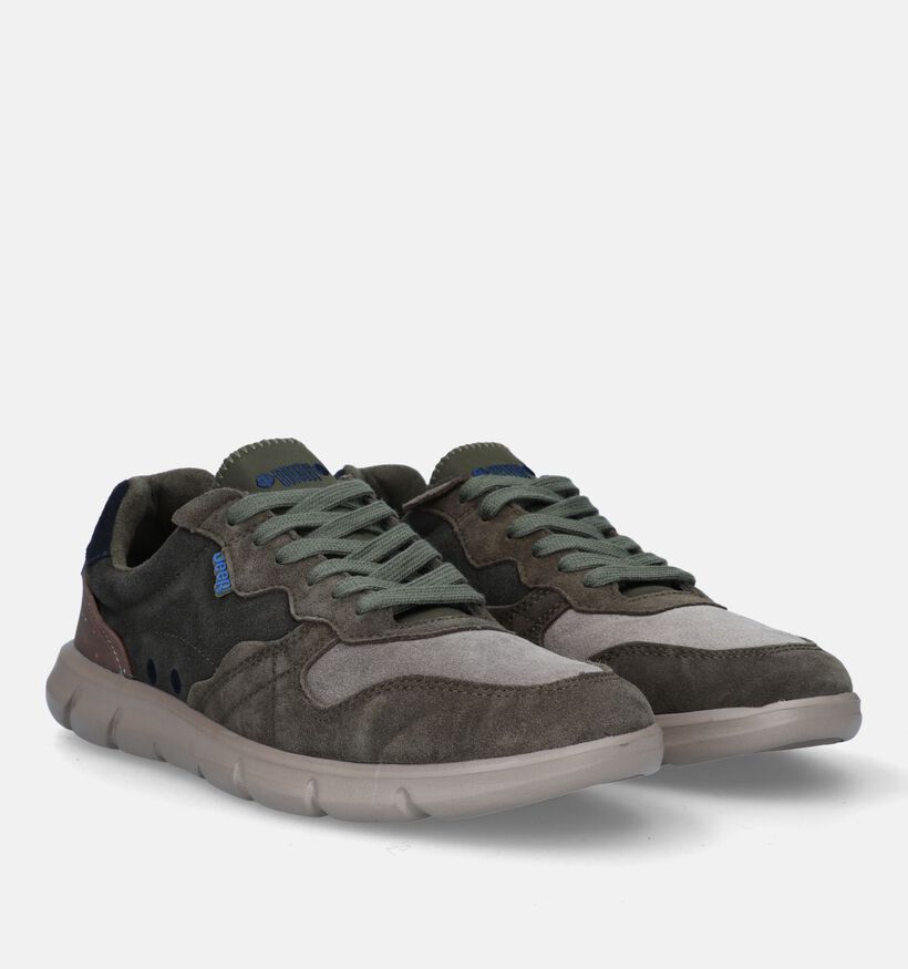 Jeep Tabasco Kaki Veterschoenen voor heren (330965) - geschikt voor steunzolen