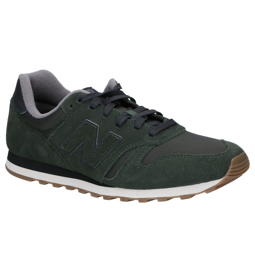 New Balance ML 373 Blauwe Sneakers in daim (293564)