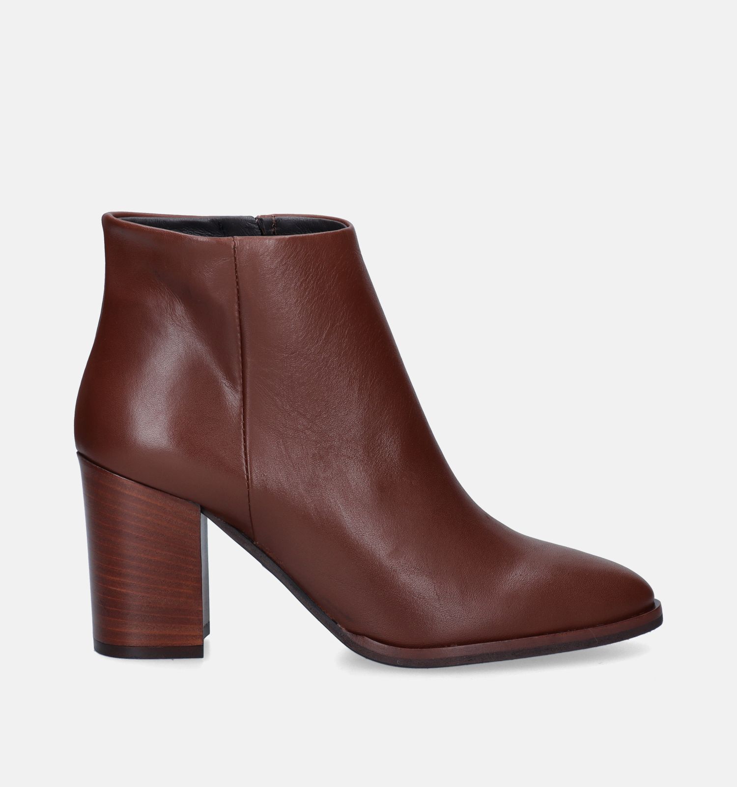 Laurent David Dany 01 Cognac Enkellaarzen Dames Enkellaarsjes Online op TORFS.BE