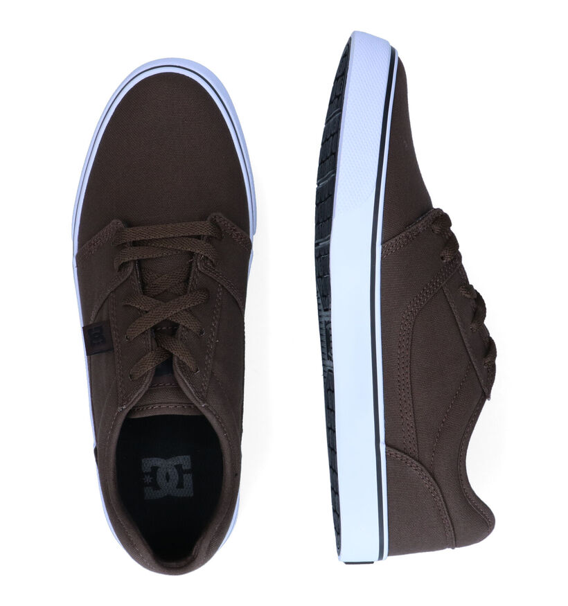 DC Shoes Tonik TX Bruine Skateschoenen in stof (292623)