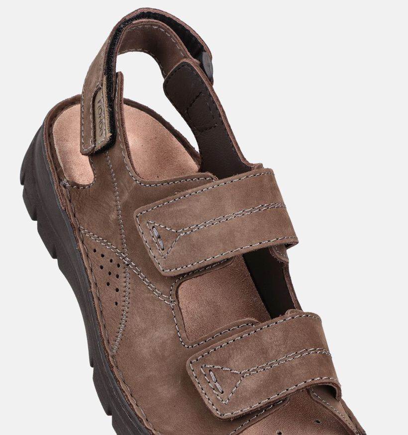 Rohde Sandales en Brun fonc&eacute; pour hommes (371005)