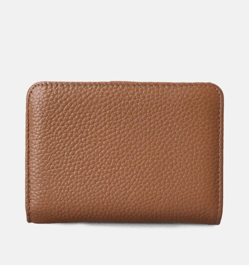 Crinkles Bruine Ritsportemonnee voor dames (358082)