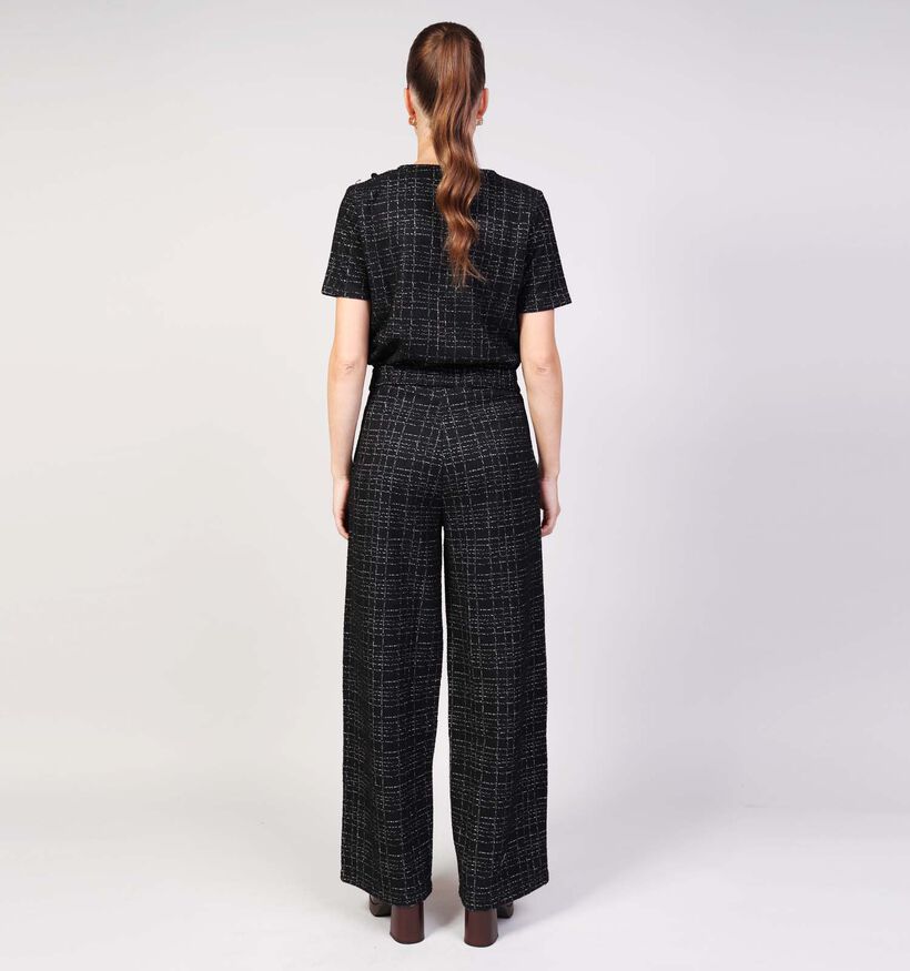 JDY Dorit Zwarte Broek Bouclé JDY Dorit Zwarte Broek Bouclé voor dames (362446)