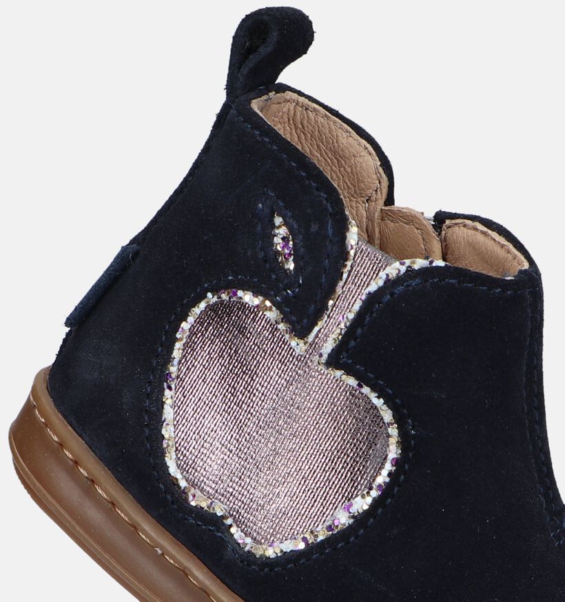 Shoo Pom Bouba New Apple Chaussures pour bébé en Bleu pour filles (330608) - pour semelles orthopédiques