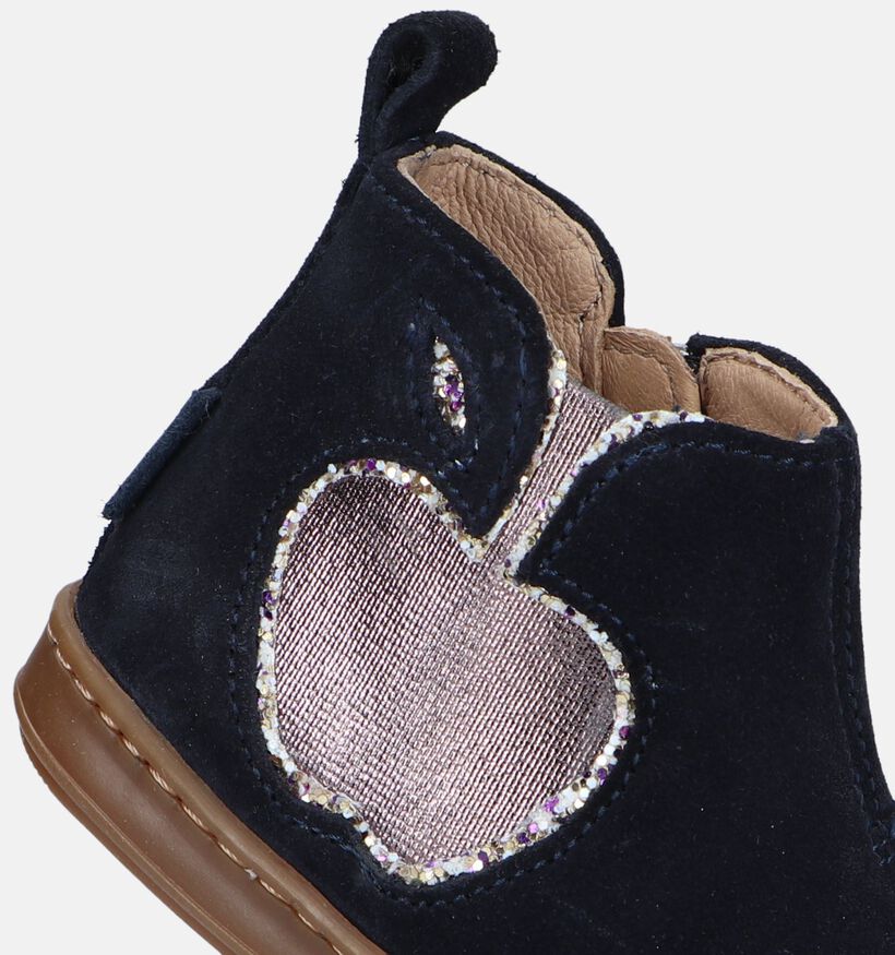 Shoo Pom Bouba New Apple Blauwe Babyschoenen voor meisjes (330608) - geschikt voor steunzolen