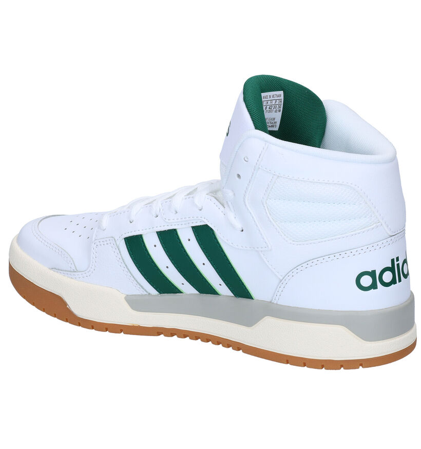 adidas Entrap Mid Witte Sneakers in kunstleer (276425)