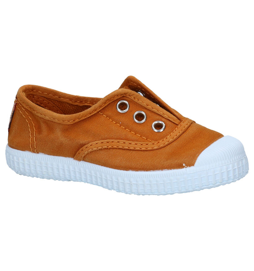 Cienta Blauwe Slip-ons voor jongens, meisjes (340020) - geschikt voor steunzolen