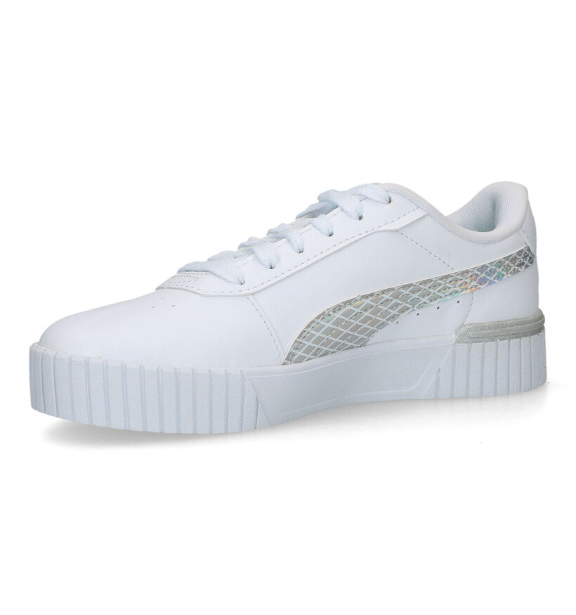 Puma Carina 2.0 Mermaid Witte Sneakers voor meisjes (318767) - geschikt voor steunzolen