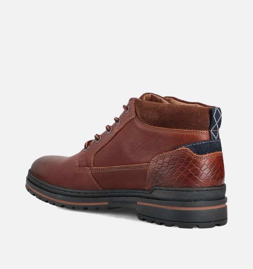 Australian Middelburg Cognac Boots voor heren (361660) - geschikt voor steunzolen