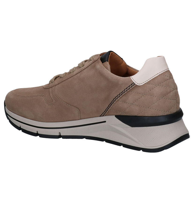 Gabor OptiFit Chaussures à lacets en Beige en daim (297242)