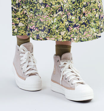 Converse AS Lift Platform High Baskets Egret/Epic Dune/Egret