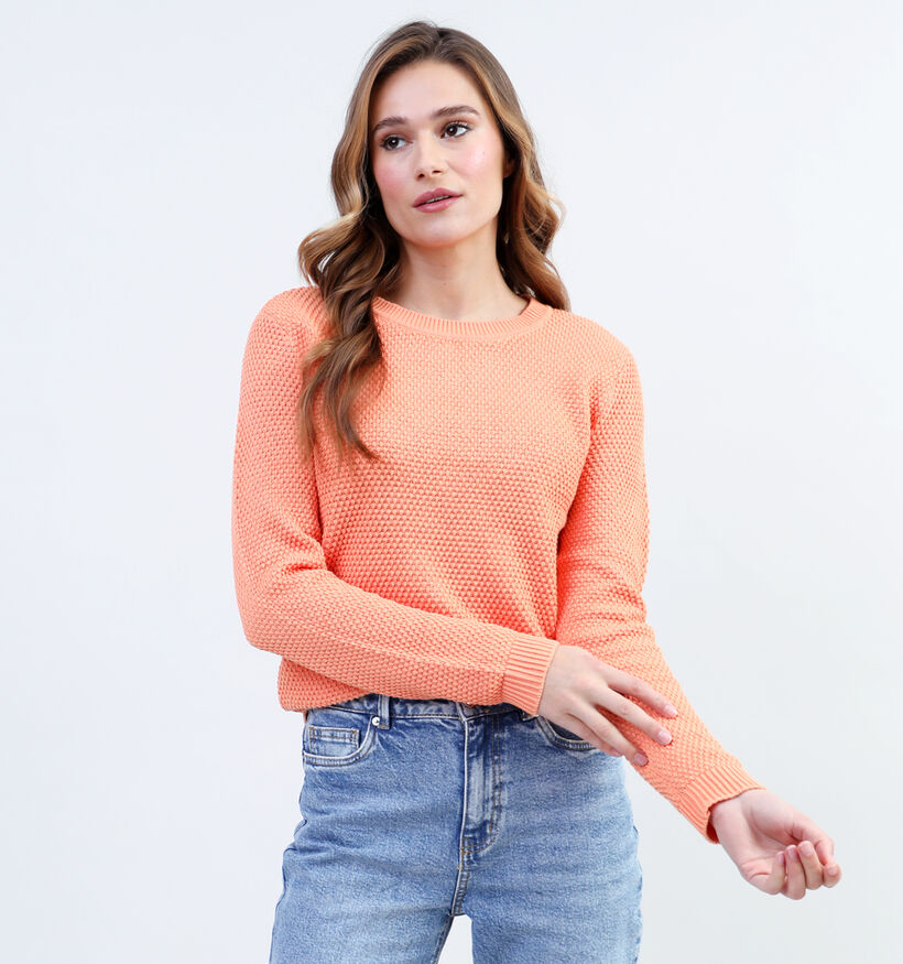 Vila Dalo Oranje Pull voor dames (335446)