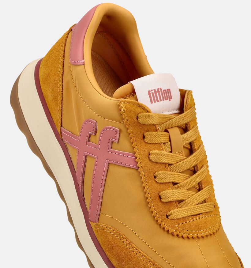 FitFlop Retro-Q Baskets en Orange/Rose pour femmes (368656)