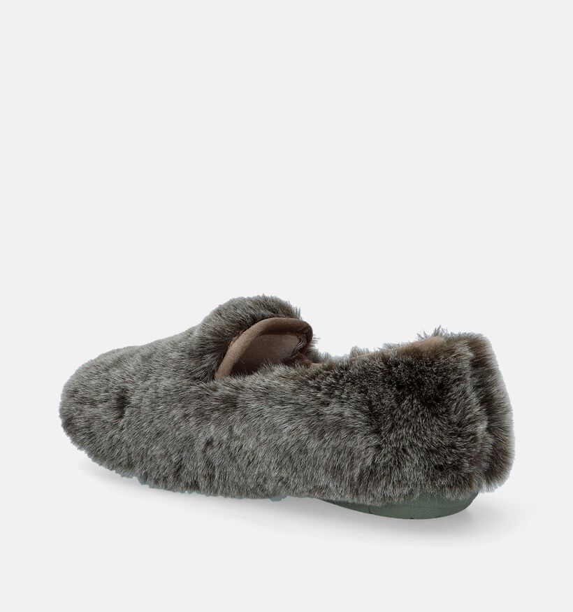 Scholl Maddy Groene Pantoffels voor dames (348857) - geschikt voor steunzolen
