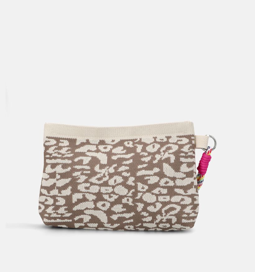 Via Limone Leopard Beige Clutch voor dames (376494)