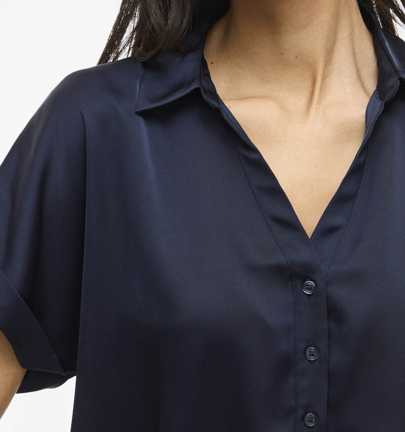 Vila Vienna Ravenna Donkerblauwe Blouse voor dames (378434)