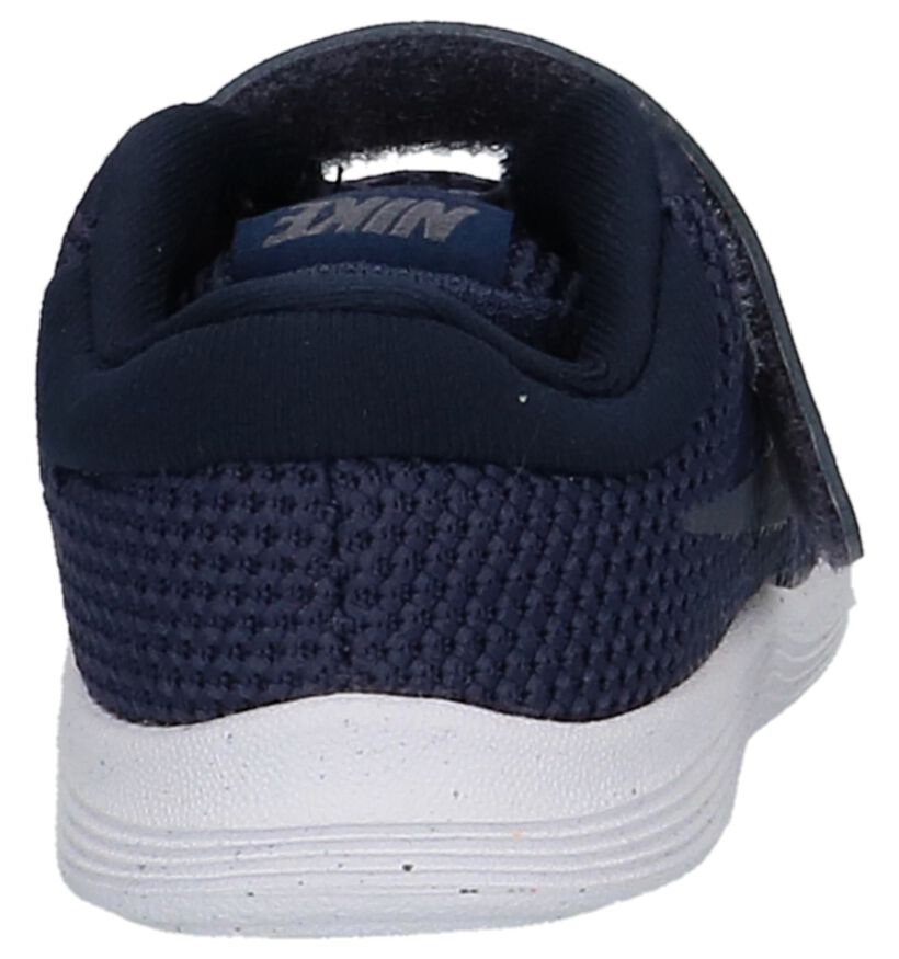 Nike Revolution 4 TDV Blauwe Sneakertjes in stof (219610)